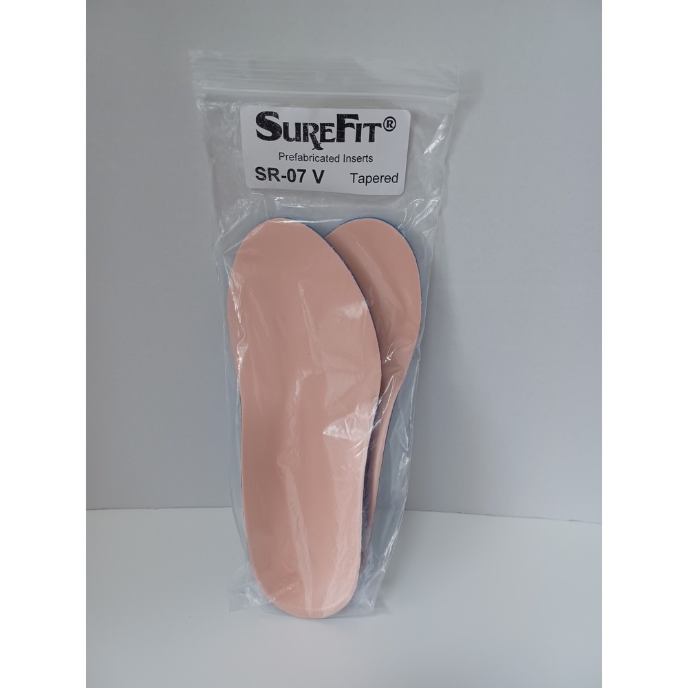 SureFit Prefabricated Inserts SR-07T Tapered Diabetic Insoles Pain‎ Relief